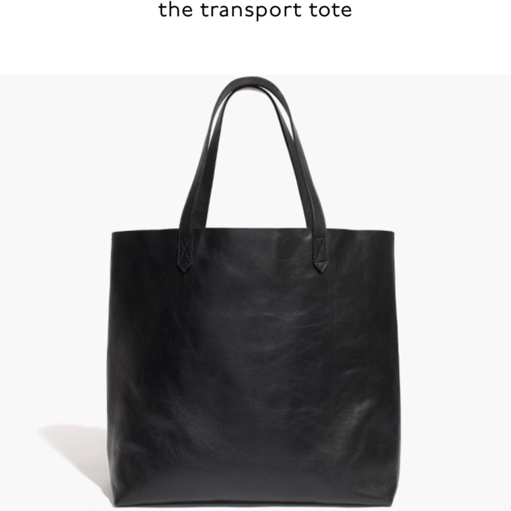 Madewell Transport tote Black NWOT